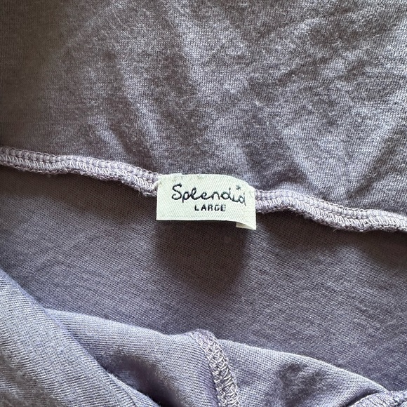 Splendid Size Large Purple Twist Tank L - Picture 3 of 4